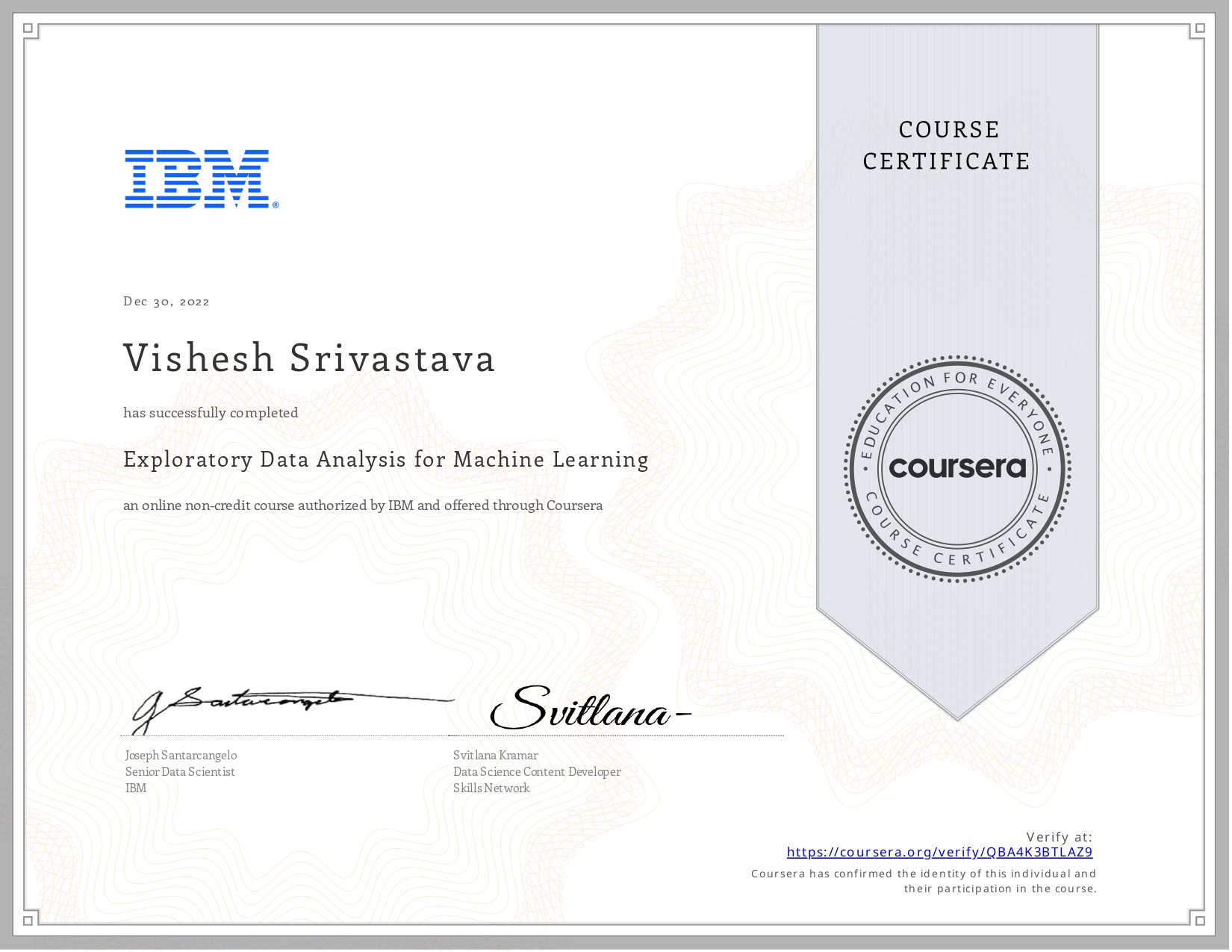 Exploratory Data Analysis for Machine Learning